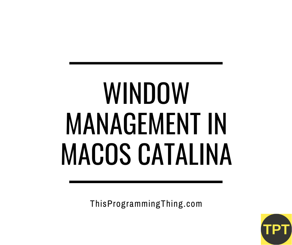 window management window management