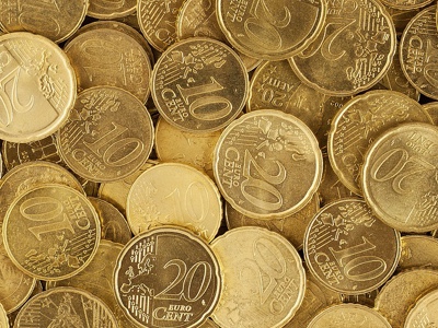 Image of some Euros in a pile