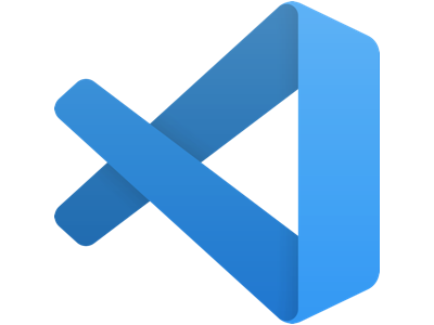 visual studio code logo with transparent background